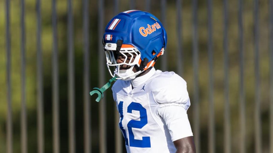  Ben Hanks III had an interception in Florida's first scrimmage. | Kyle Lander / Florida Gators on SI 