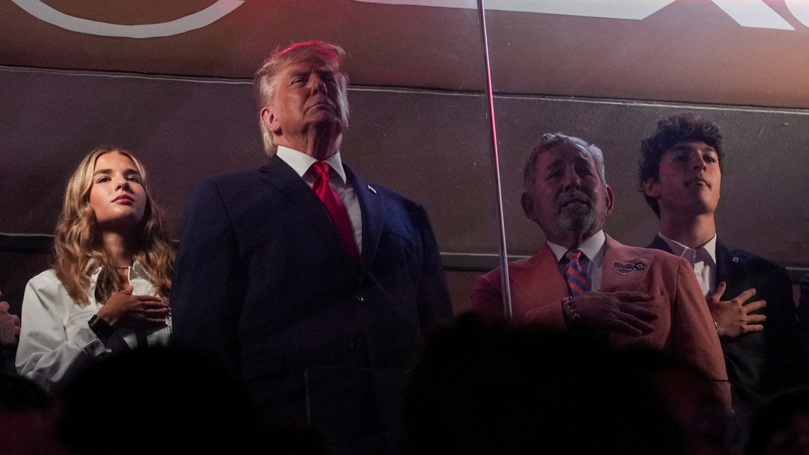 Trump greeted with boos at NBA Finals in Madison Square Garden 