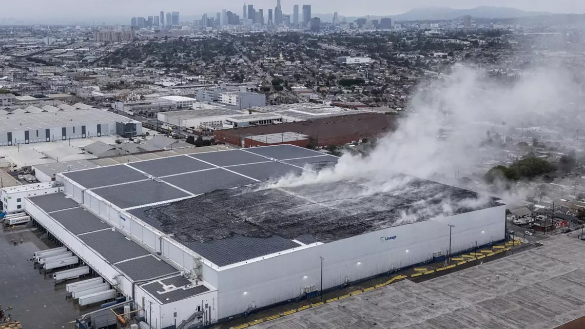 New shelter-in-place order in Boyle Heights after massive warehouse fire 