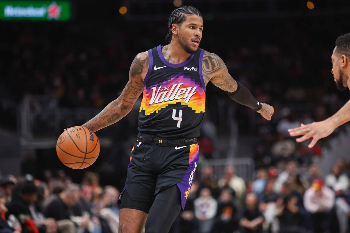  Phoenix Suns guard Jalen Green (4) Brett Davis-Imagn Images