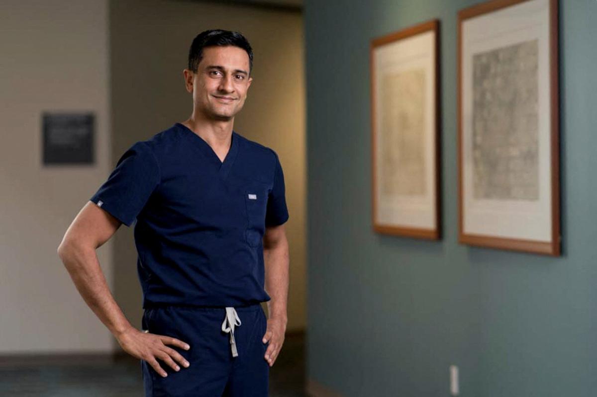 Dr Shubham Pant poses at the University of Texas MD Anderson Cancer Center in Houston, Texas, U.S., October 2022. The University of Texas MD Anderson Cancer Center/Handout via REUTERS