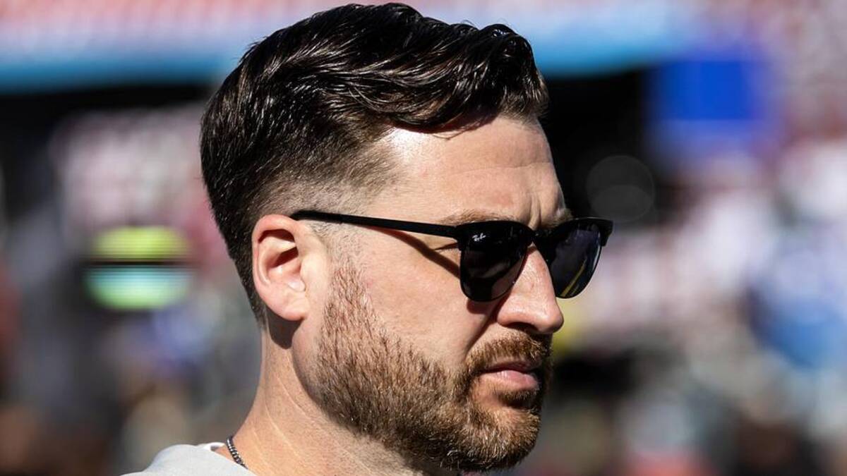  Feb 8, 2026; Santa Clara, CA, USA; Seattle Seahawks quarterbacks coach Andrew Janocko against the New England Patriots during Super Bowl LX at Levi's Stadium. Mandatory Credit: Mark J. Rebilas-Imagn Images | Mark J. Rebilas-Imagn Images 
