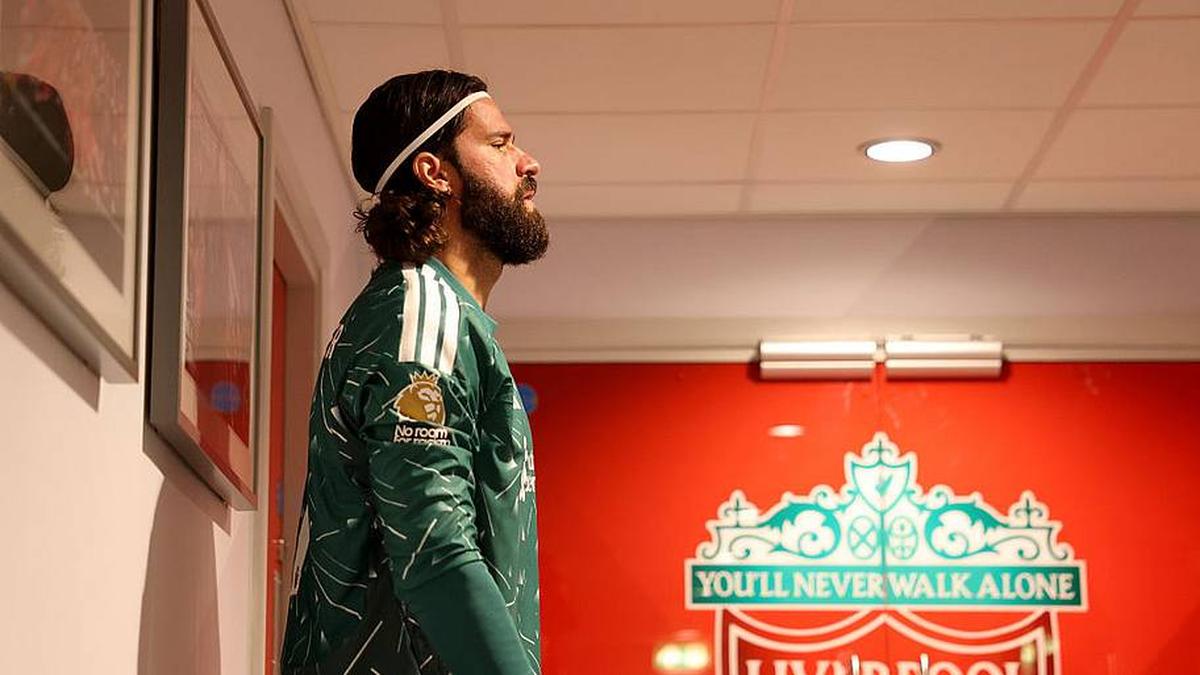  Alisson returned between the posts for Liverpool. | Liverpool FC/Getty Images 