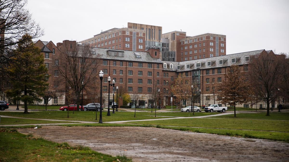 The Ohio State University campus in Columbus, Ohio, U.S., November 25, 2020.  REUTERS/Megan Jelinger