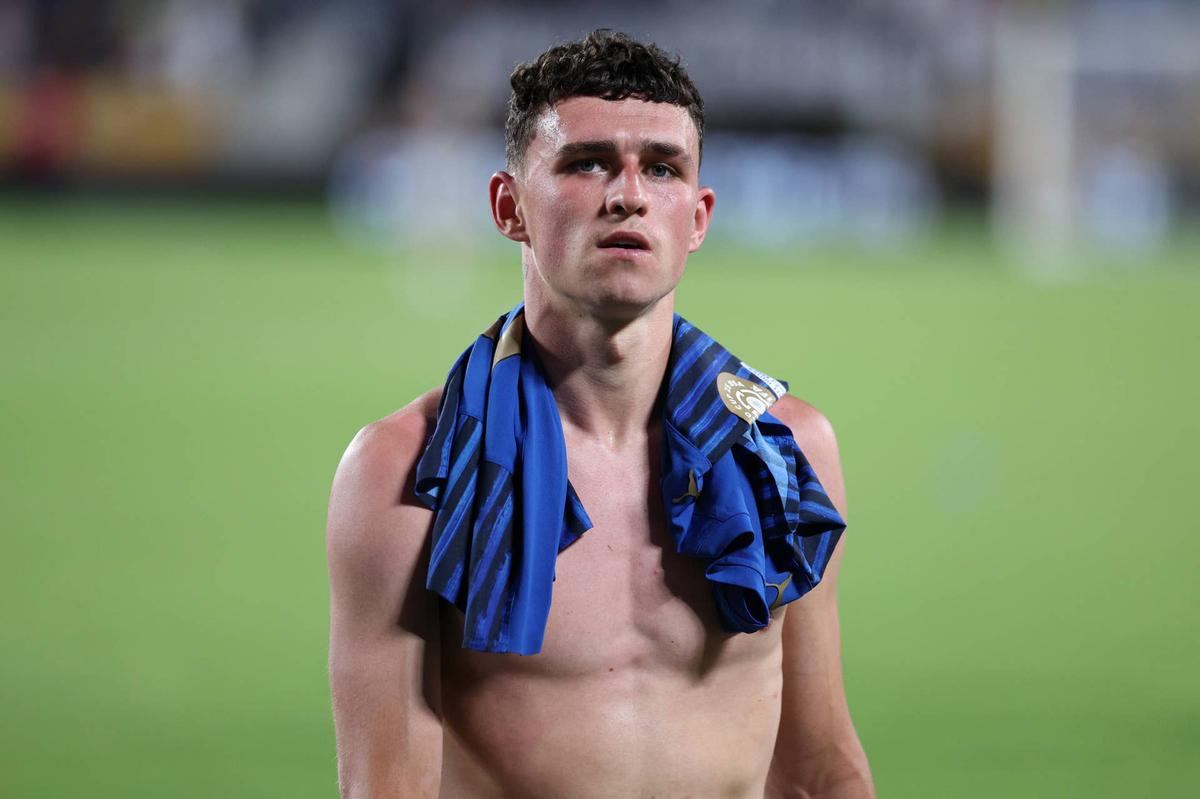  England and Manchester City midfielder Phil Foden (47) Nathan Ray Seebeck-Imagn Images
