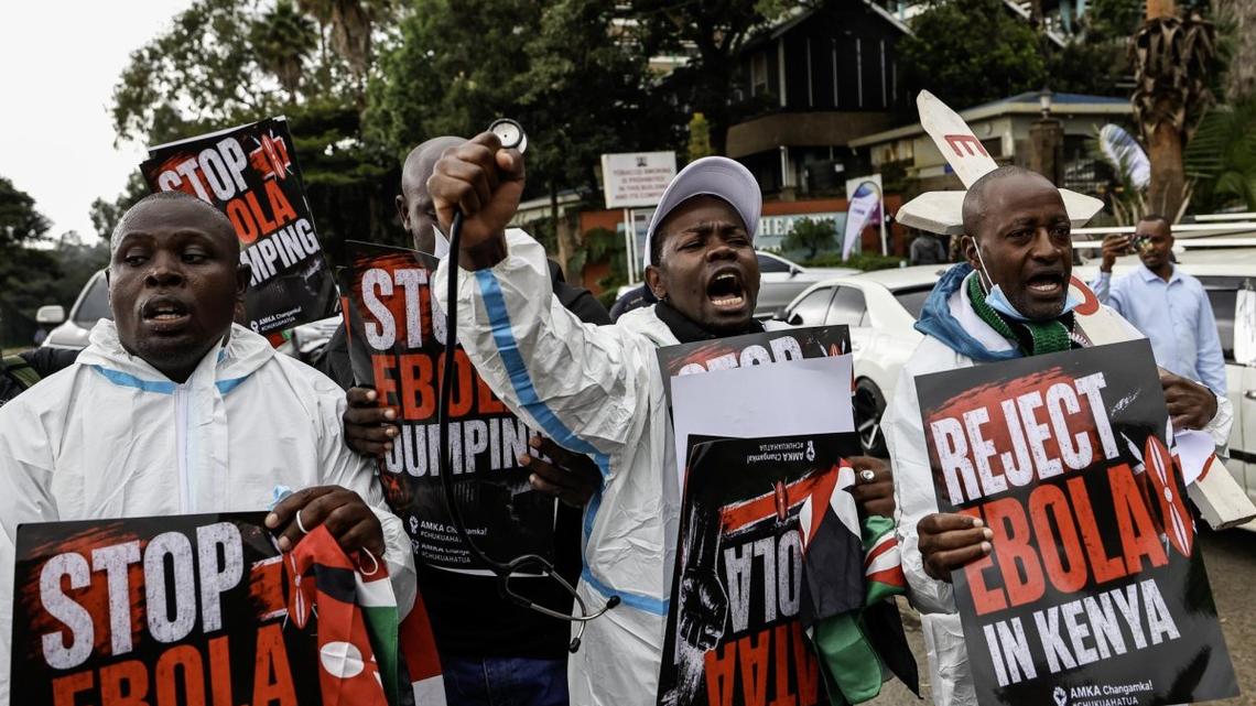Ebola facility in Kenya paused by courts as Kenyans protest 