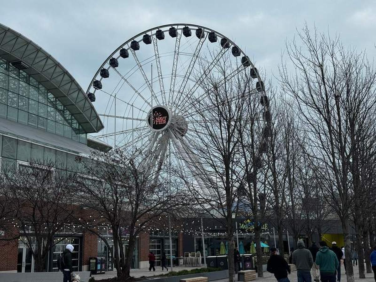  The Ferris wheel at Navy Pier, such a fun place to walk around, take in the views, and enjoy the energy along the waterfront. Photo credit: Emily Molina 