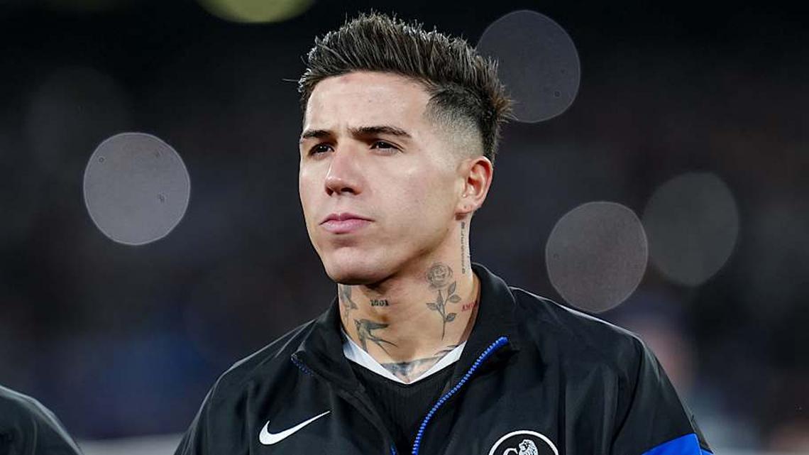  Enzo Fernández was punished by Rosenior recently. | Giuseppe Maffia/NurPhoto/Getty Images 