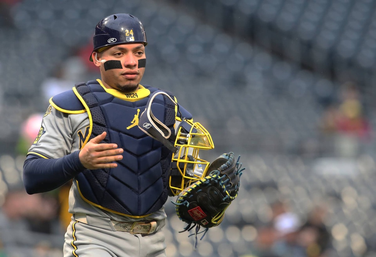  Milwaukee Brewers catcher William Contreras (24) © Charles LeClaire-Imagn Images