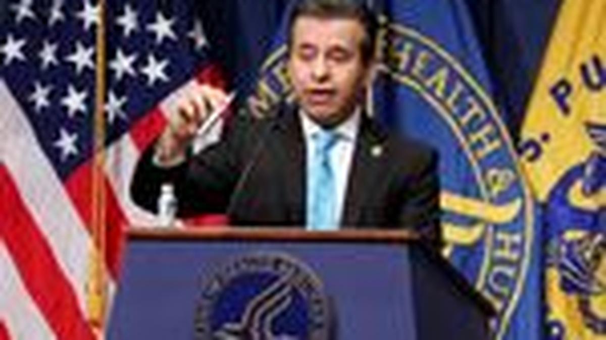 U.S. Food and Drug Administration Commissioner Dr. Marty Makary, speaks during a press conference as new actions on the opioid 7-OH compound are announced, at the Department of Health and Human Services in Washington, D.C., July 29, 2025. REUTERS/Jonathan Ernst