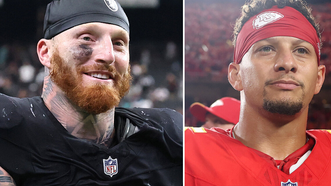 Raiders' Maxx Crosby Makes Wild Claim About Patrick Mahomes' On-Field Moaning 