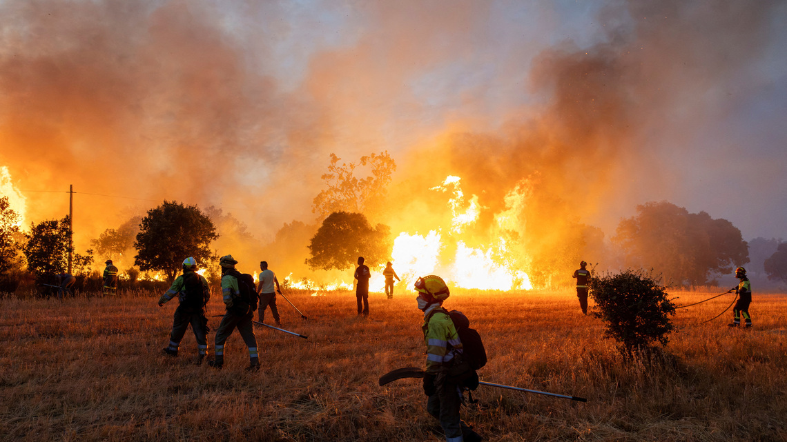 France and Spain win some respite, as wildfire battles rage across Europe 