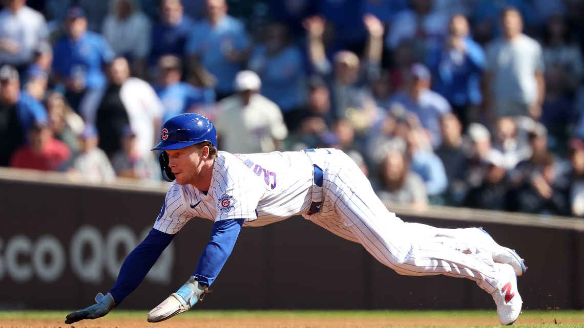 Crow-Armstrong becomes the 1st Chicago Cub with a 40-40 season - and only the 7th player in MLB history