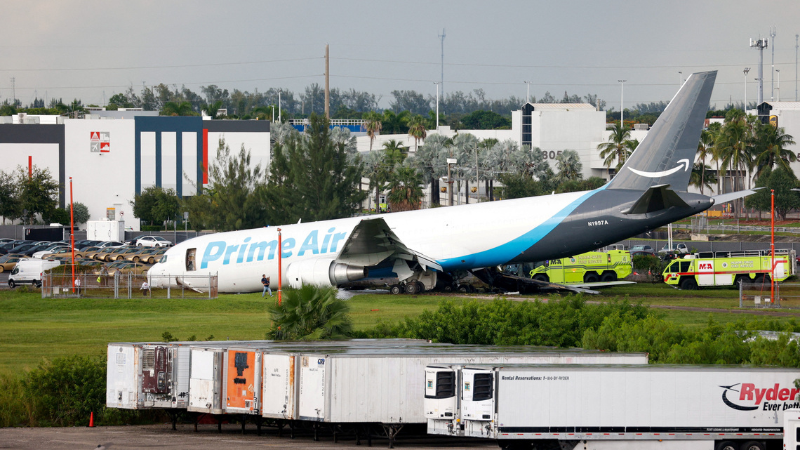 At least five killed in Amazon Prime Air cargo plane crash in Miami 