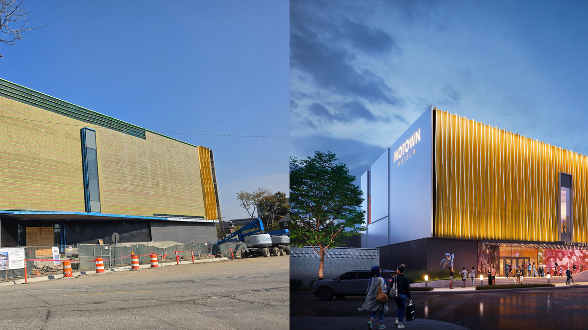Work begins on Motown Museum expansion's distinctive gold façade
