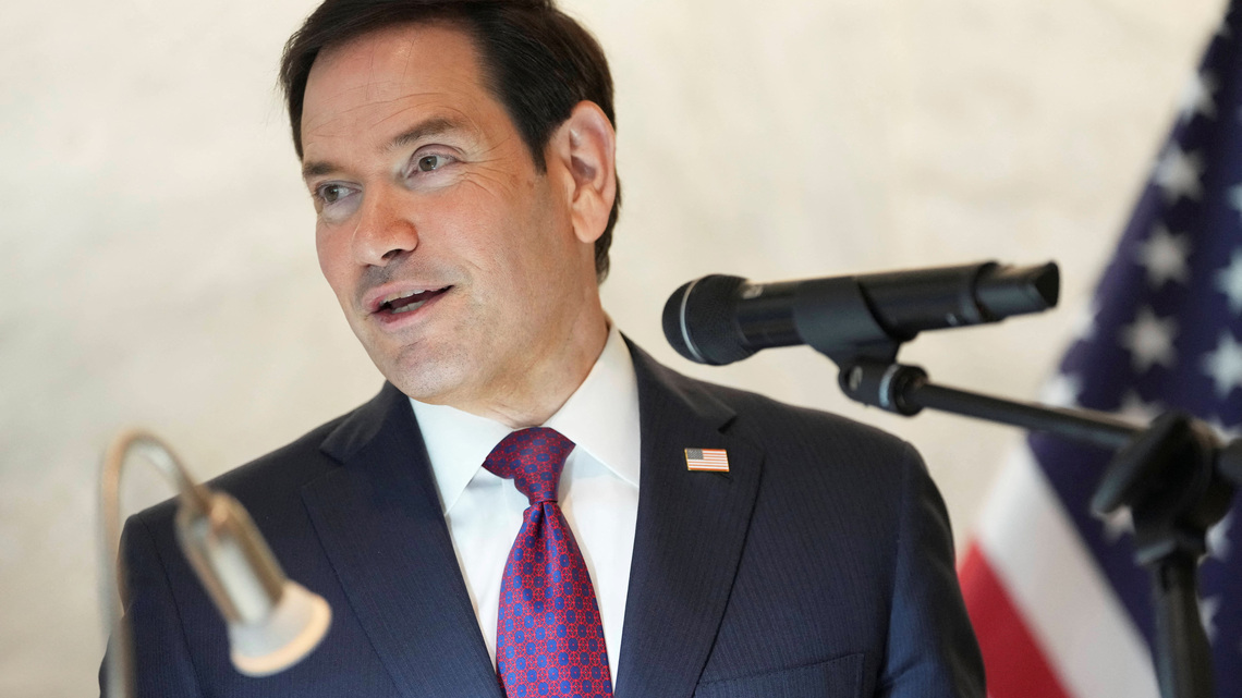 Rubio, in Athens, ties ancient values to 'America First'