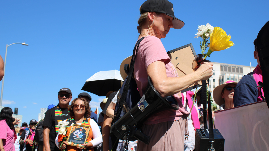 Nearly 100-mile march protesting detention centers ends in LA 