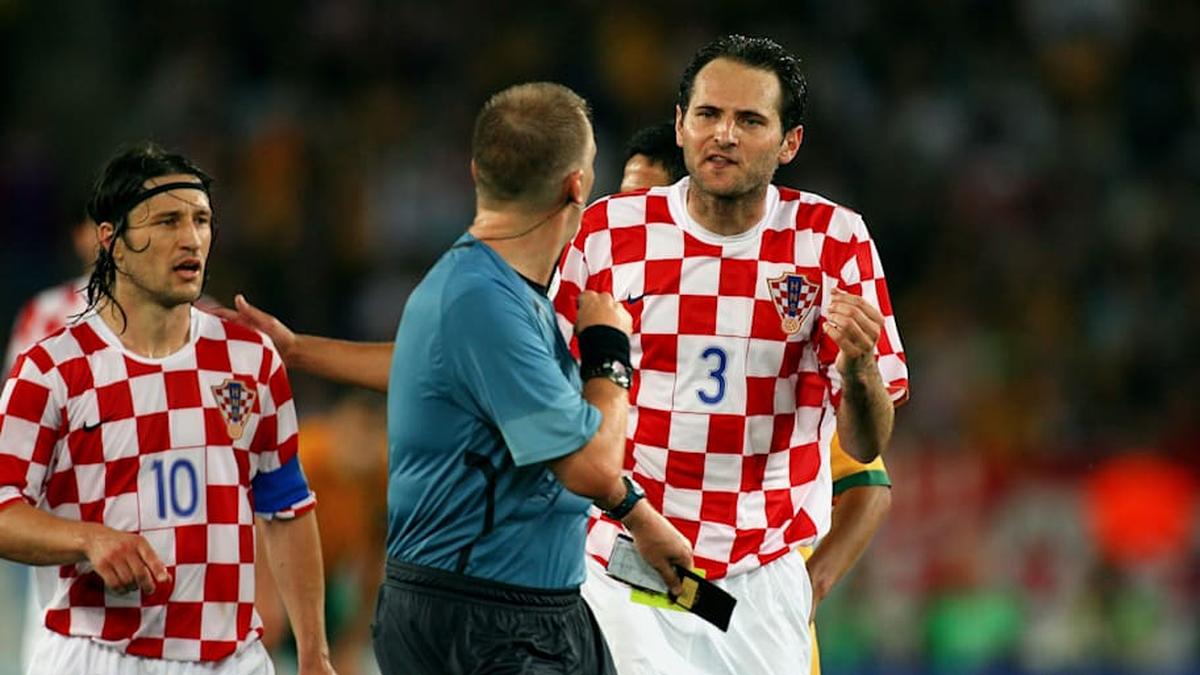  Josip Simunic got booked three times in one game in 2006. | Getty 