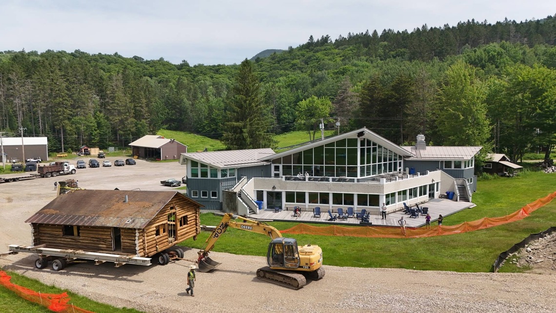 A Historic Ski Cabin Fell Into Disrepair. So They Picked It Up and Moved It. 