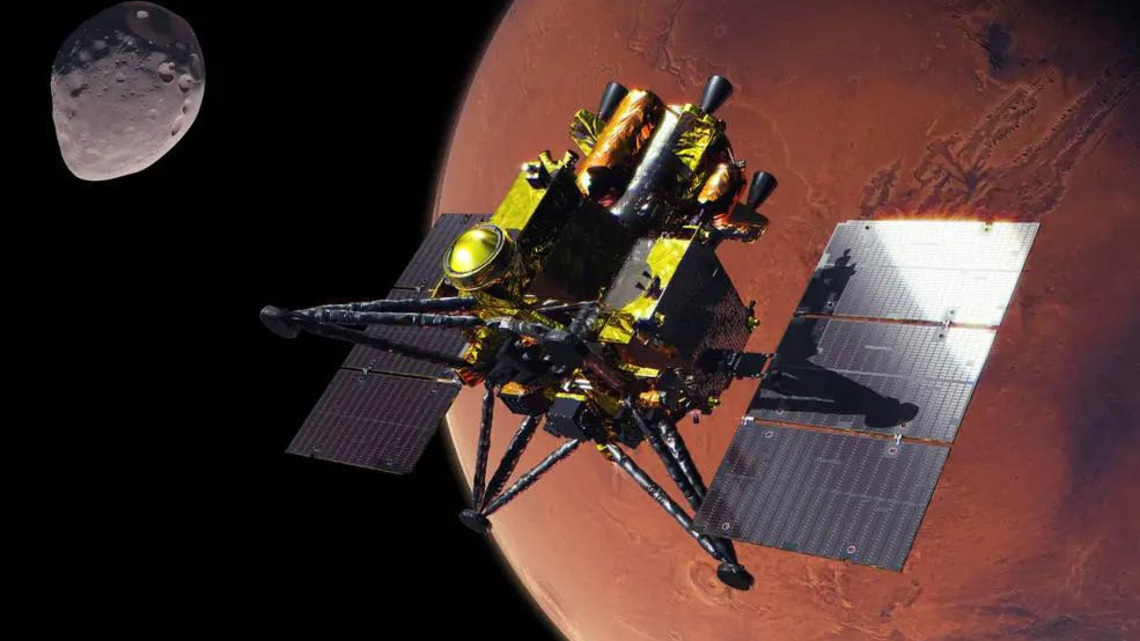 Japan launches ambitious mission to grab a chunk of a Martian moon