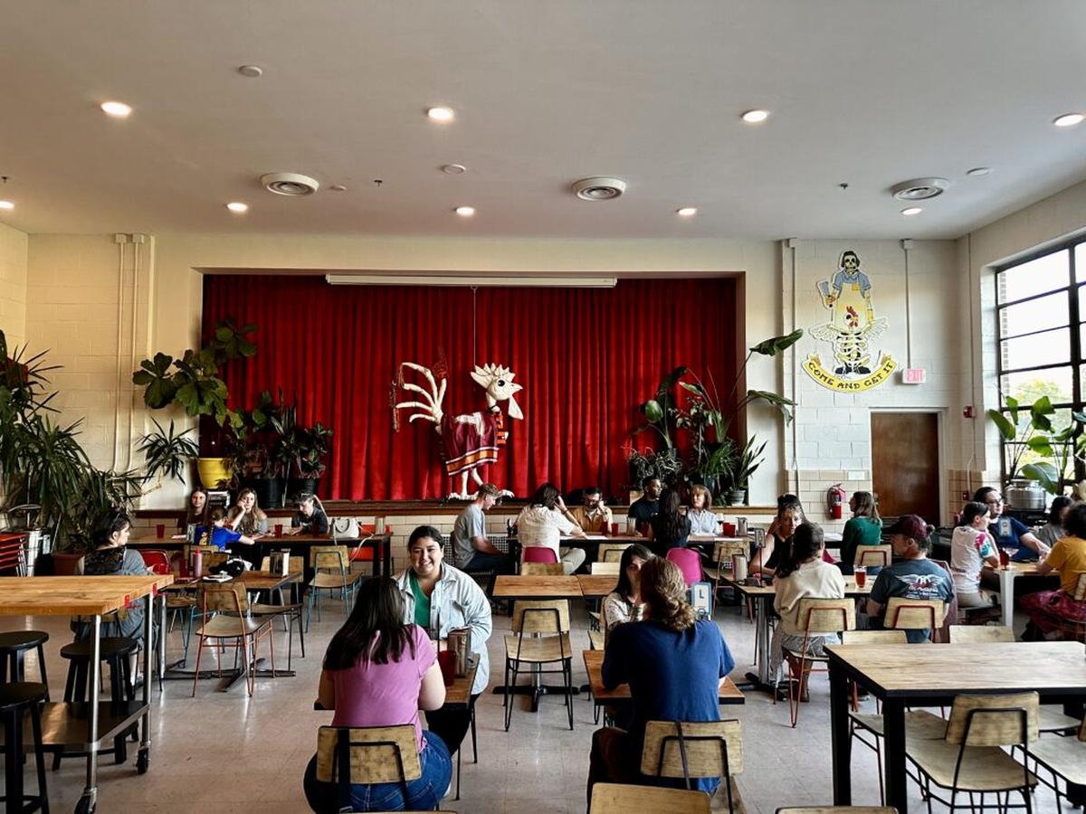  Feather Bone captures the nostalgic fun of school cafeteria lunches. Photo credit: Cathy Bennett Kopf 