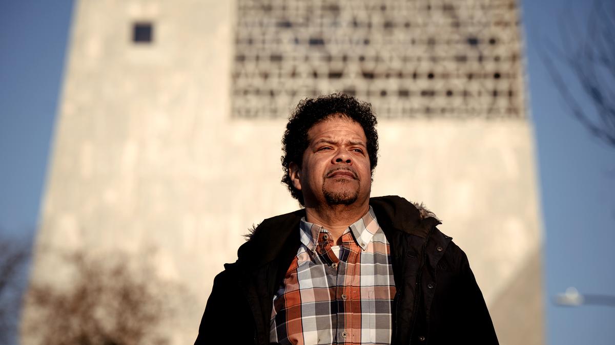 Lewis DeJan spent months fabricating the individual letters for the quote from President Obama’s commemoration of the 50th anniversary of the marches from Selma to Montgomery adorning the exterior of the Obama Presidential Museum, Wednesday, Feb. 25, 2026. (E. Jason Wambsgans/Chicago Tribune/TNS)