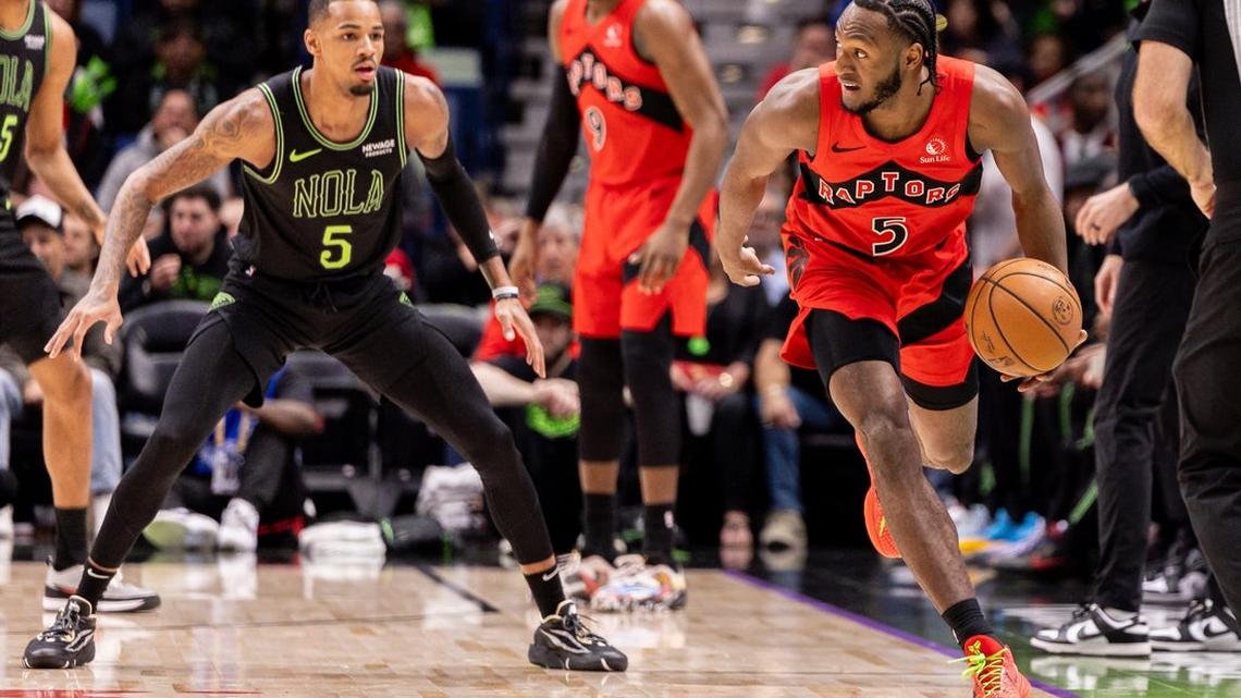 Pelicans extend recent surge, keep Raptors reeling 