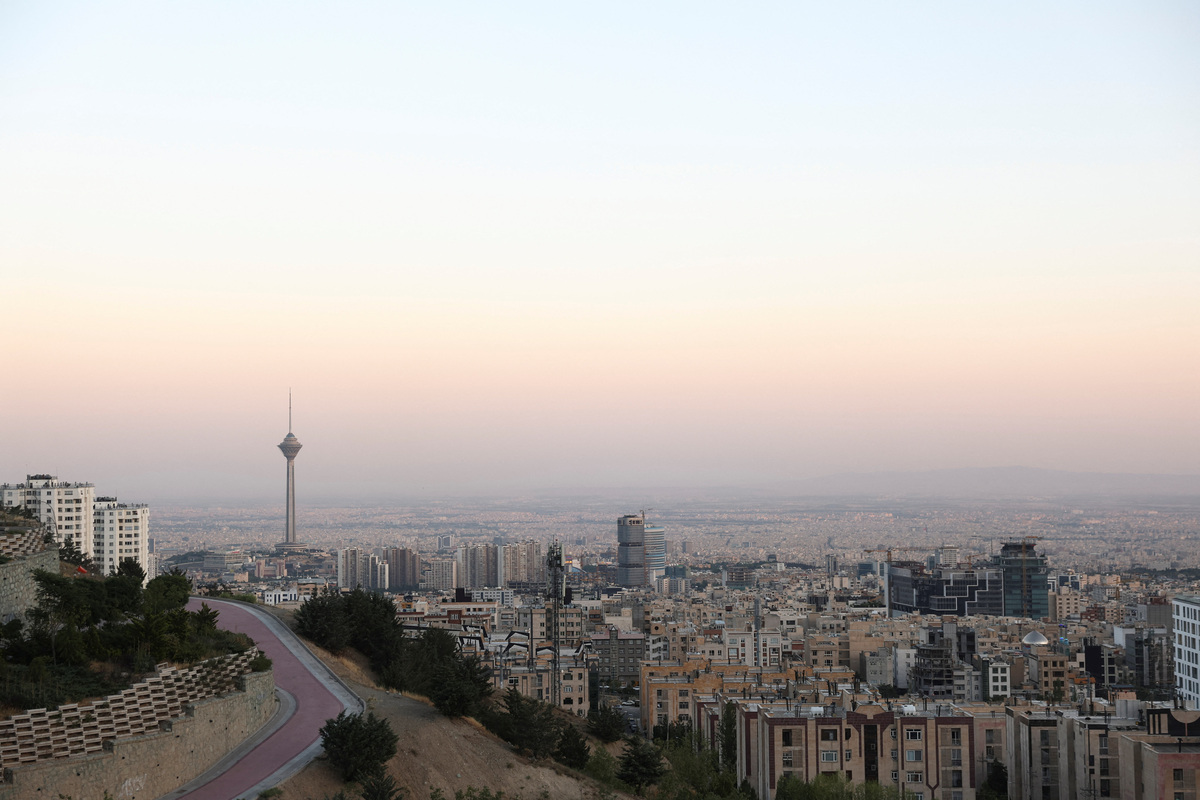 A view of Milad Tower,  in Tehran, Iran, June 15, 2026. Majid Asgaripour/WANA (West Asia News Agency) via REUTERS