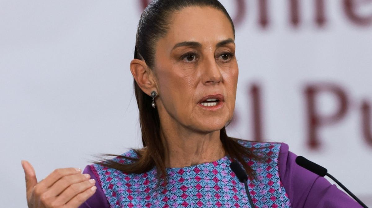 Mexico's President Claudia Sheinbaum speaks during a daily press conference, after the U.S. Justice Department said it had charged the governor of Mexico's Sinaloa state, Ruben Rocha, and other officials for their alleged involvement with the Sinaloa Cartel at the National Palace, in Mexico City, Mexico April 30, 2026. REUTERS/Henry Romero REFILE - QUALITY REPEAT