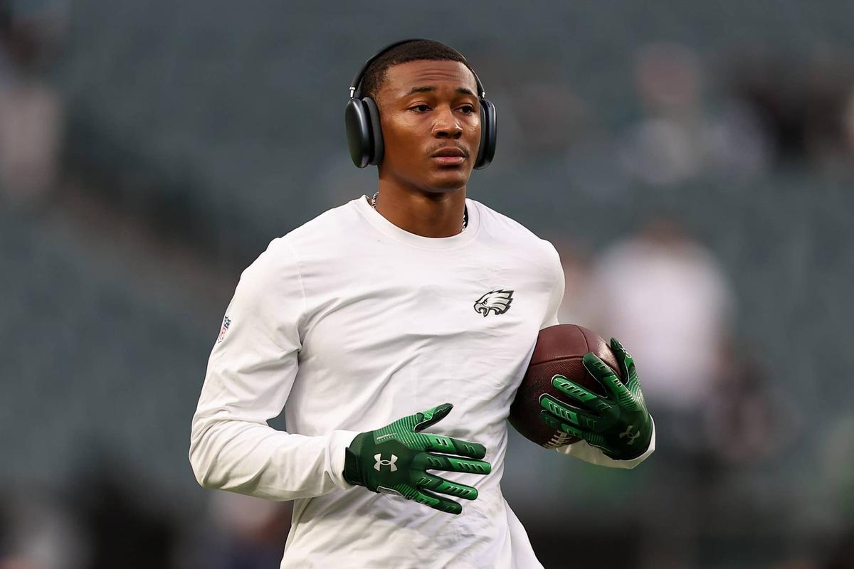  Philadelphia Eagles wide receiver DeVonta Smith Bill Streicher-Imagn Images