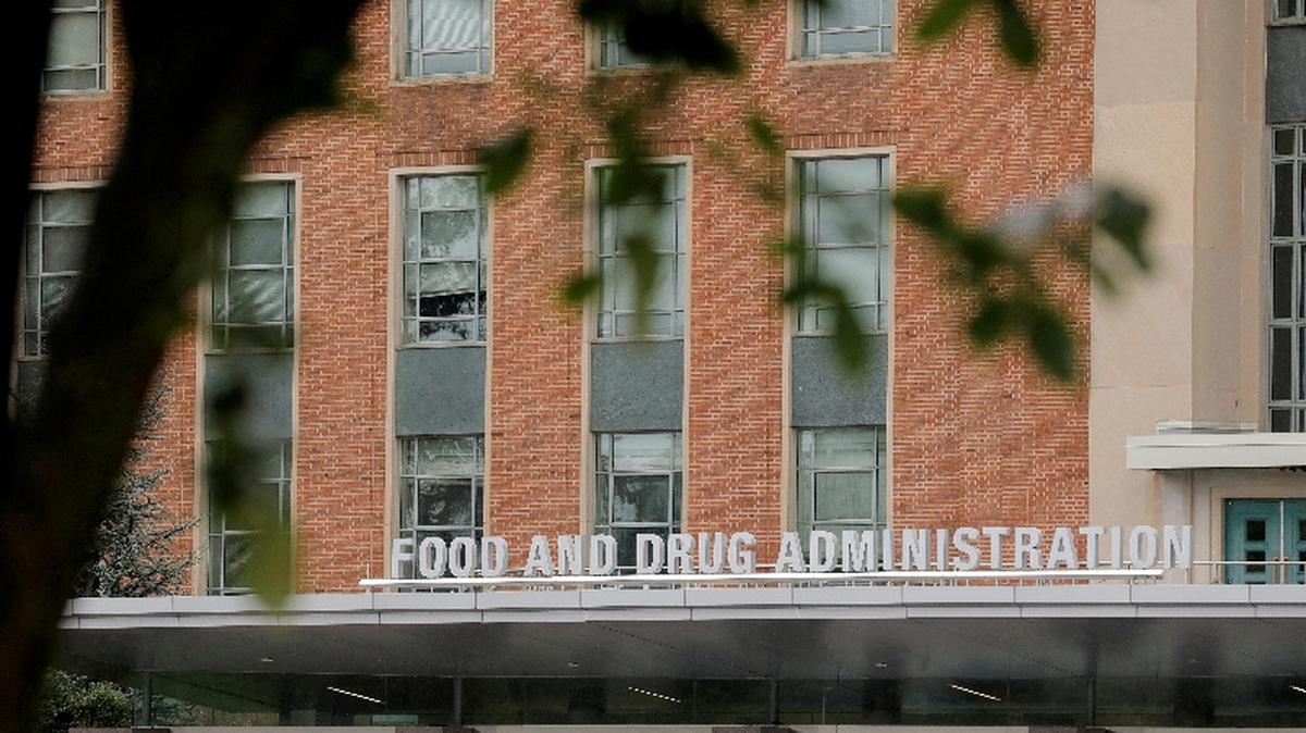 FILE PHOTO: Signage is seen outside of the Food and Drug Administration (FDA) headquarters in White Oak, Maryland, U.S., August 29, 2020. REUTERS/Andrew Kelly/File Photo