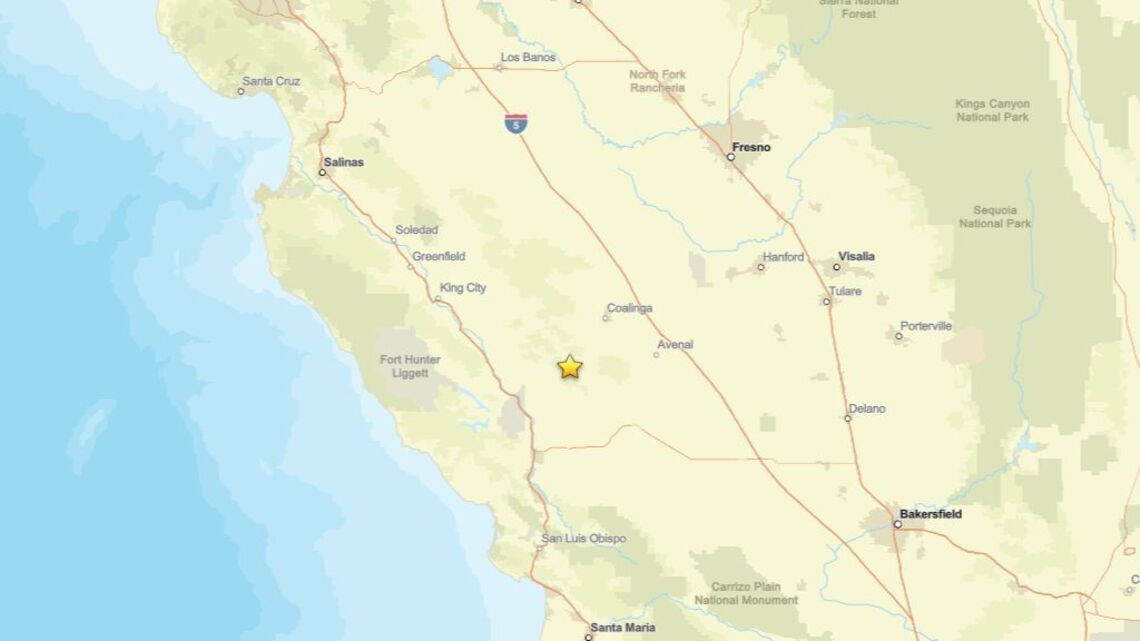 Update: Earthquake of 2.3 magnitude registered near Parkfield, CA on Oct. 19 