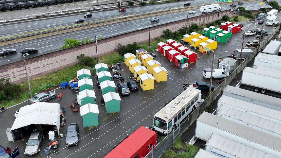 Residents of Oakland tiny home village, shuttered by city, refuse to leave 