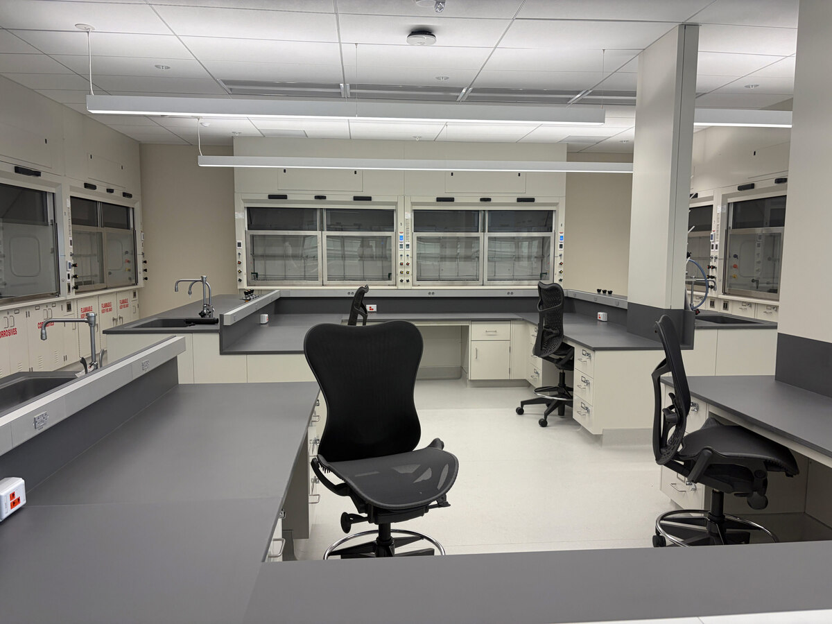  A lab classroom at San Diego State University's new STEM campus in Brawley, Calif. The university will begin offering new majors in chemistry and electrical engineering this fall. Credit: Erin Rode for The Hechinger Report