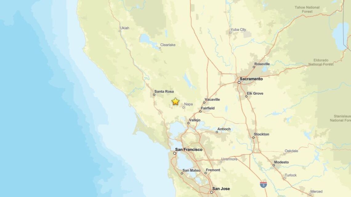 Update: 2.2 magnitude earthquake shakes near Yountville, CA on Sept. 27 
