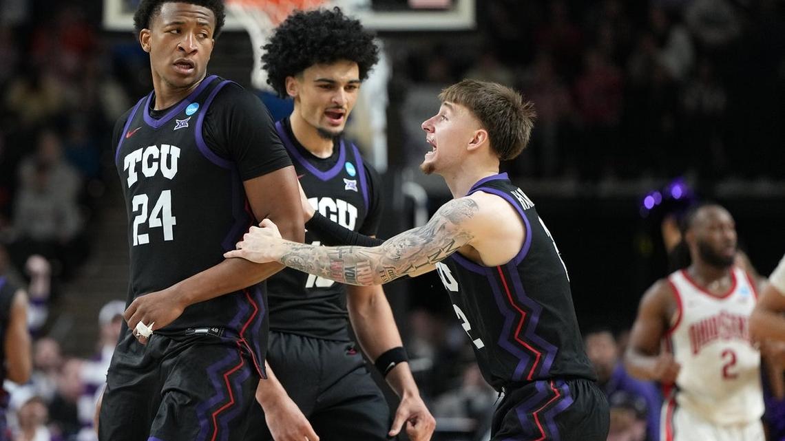 Xavier Edmonds breaks late deadlock, lifts TCU over Ohio State 