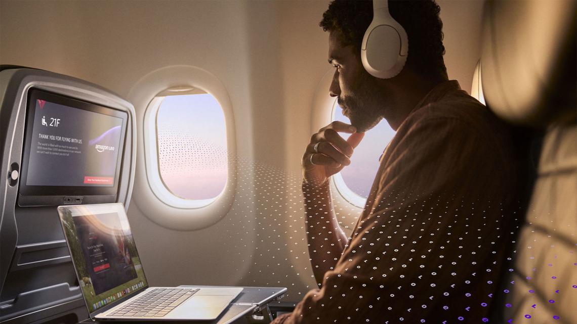 You'll Soon Have At-Home Quality Wi-Fi on Delta Flights Thanks to a New Amazon Partnership 