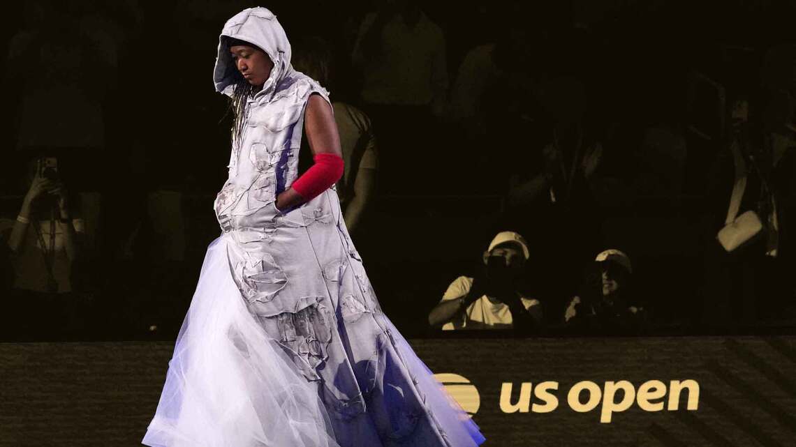 "He shifted the way NBA players dressed" - Tennis star Naomi Osaka dressed as Allen Iverson for her first-round match at The U.S. Open 