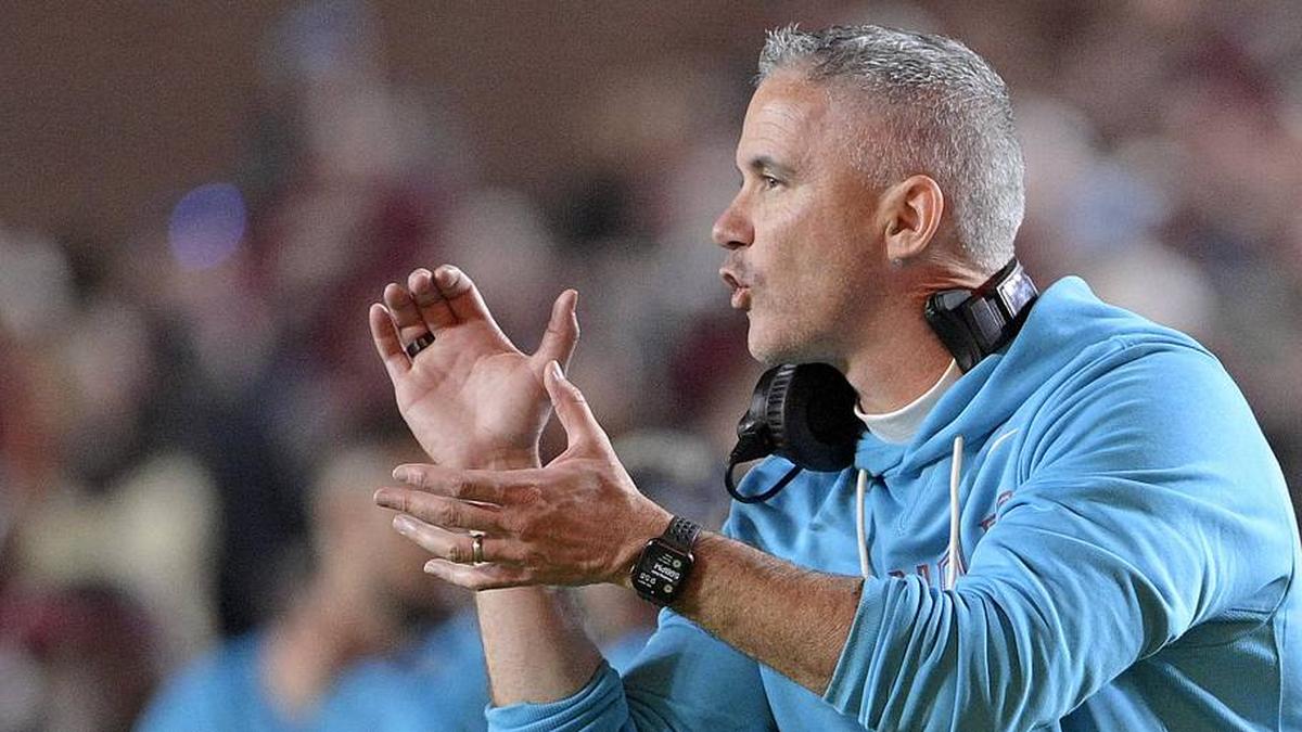  Nov 1, 2025; Tallahassee, Florida, USA; Florida State Seminoles head coach Mike Norvell during the fourth quarter against the Wake Forest Demon Deacons at Doak S. Campbell Stadium. Mandatory Credit: Melina Myers-Imagn Images | Melina Myers-Imagn Images 