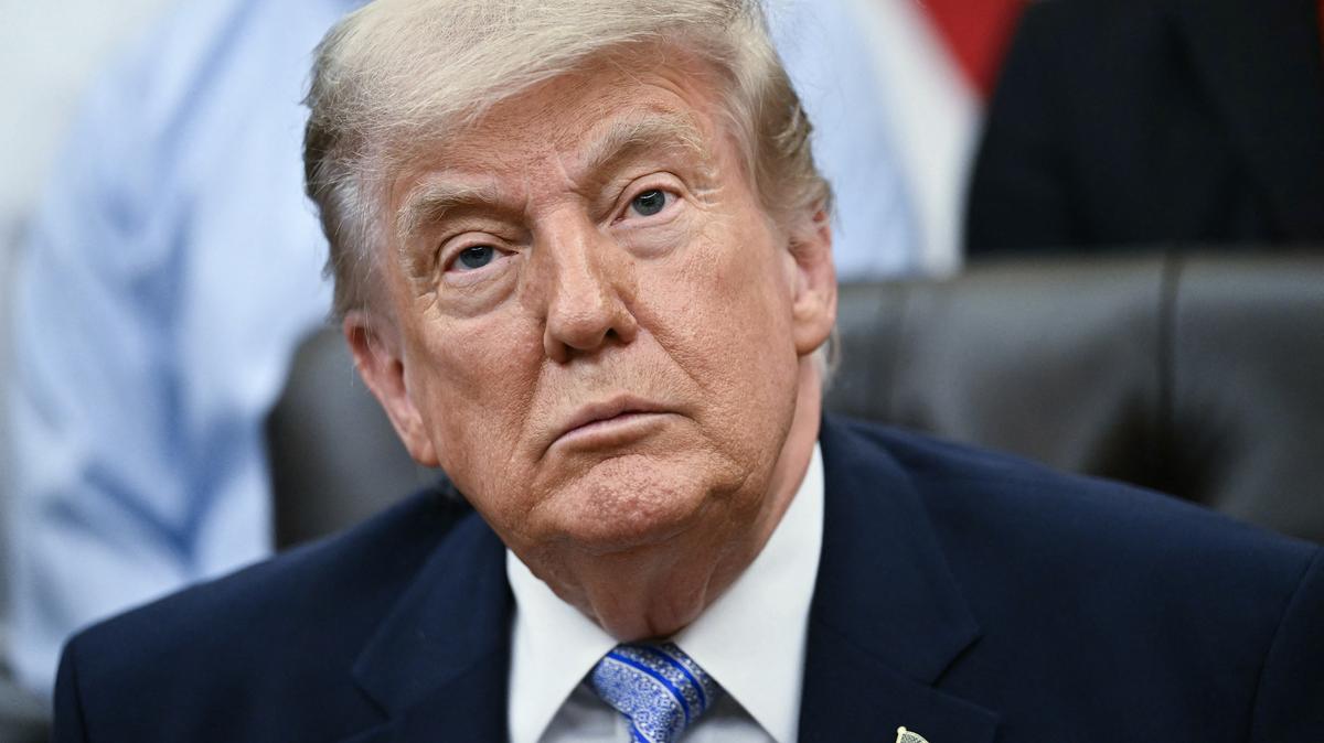 President Donald Trump in the Oval Office of the White House in Washington, D.C., on May 21, 2026. (Kent Nishimura/AFP/Getty Images/TNS)