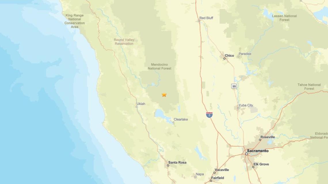 Update: Earthquake of 3.7 magnitude reported near Upper Lake, CA on March 26 