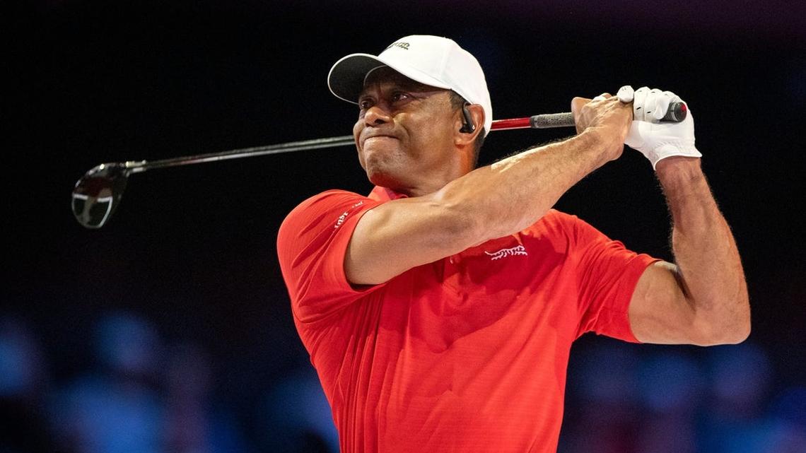 Tiger Woods on players' minds as Masters week begins 