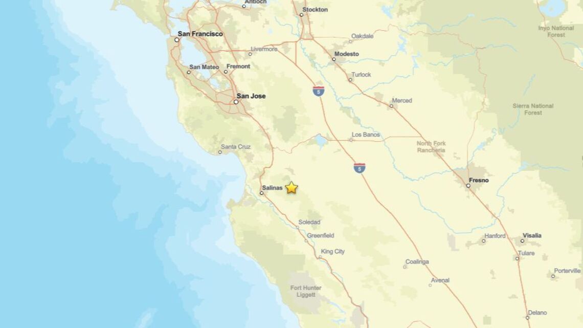Oct. 17: Earthquake measuring 2.1 shakes region close to Tres Pinos, CA 