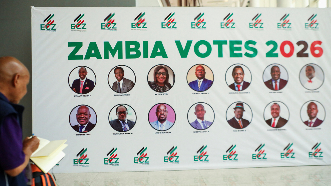 Zambia votes in election expected to favour incumbent Hichilema 