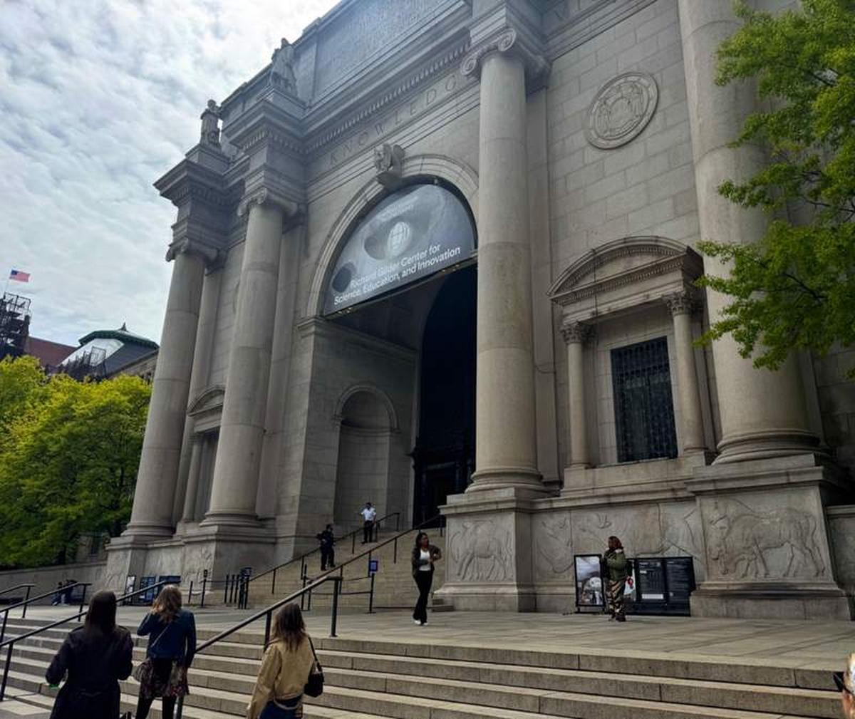  The exterior of the American Museum of Natural History served as the entrance to the city's major gala. Photo credit: R.C. Staab 