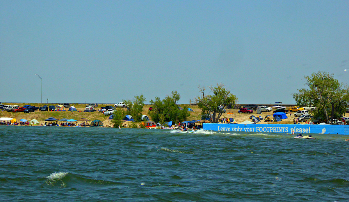  White sand beaches, cool, deep waters, camping, and an abundance of family adventures at Lake McConaughy. Photo credit: Diana Rowe 