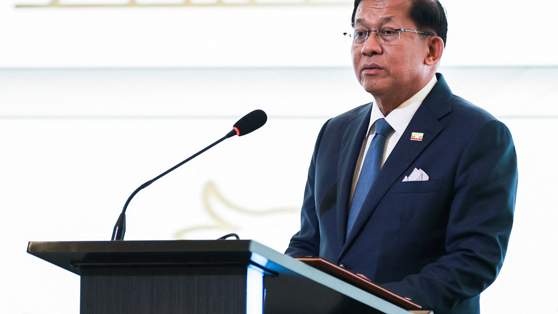 Japan envoy Sasakawa meets Myanmar's Min Aung Hlaing, state media says