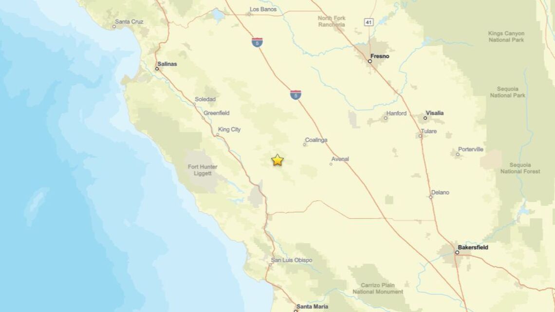 Seismic activity on Sept. 13: Earthquake near Parkfield, CA recorded - magnitude 2.3 