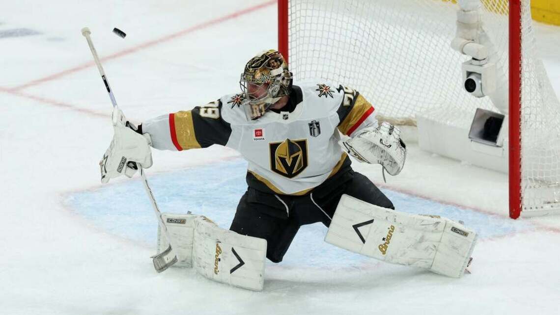 Knights trust in Carter Hart with Canes on cusp of taking Stanley Cup 