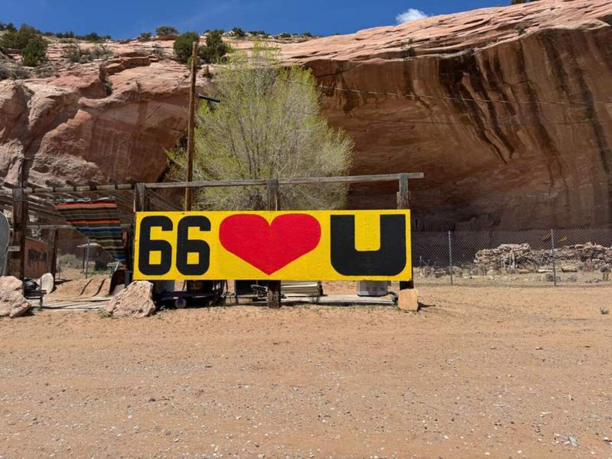  Feeling the love from Arizona on Route 66! Photo credit: Terri Marshall 